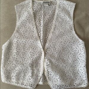 Vintage BANJO lace vest